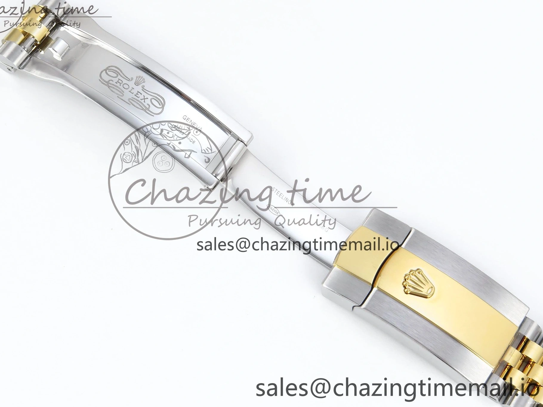 MiroTime 1225 DateJust 36 126233 EWEF Best Edition YG Leaf Dial on SS YG Jubilee Bracelet A Sporty 628